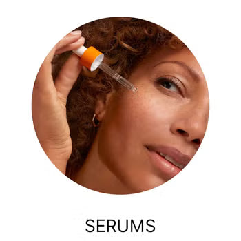 Highly concentrated facial serums for targeted skin concerns, featuring vitamin C for brightening and hyaluronic acid for hydration.