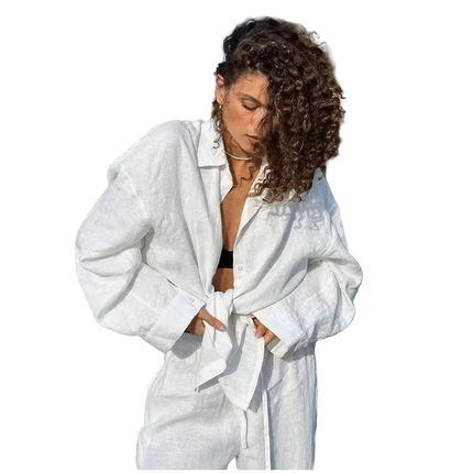 Person wearing a white robe on a transparent background