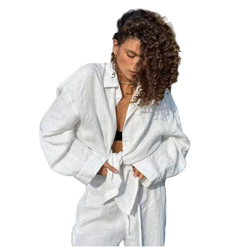 Person wearing a white robe on a transparent background