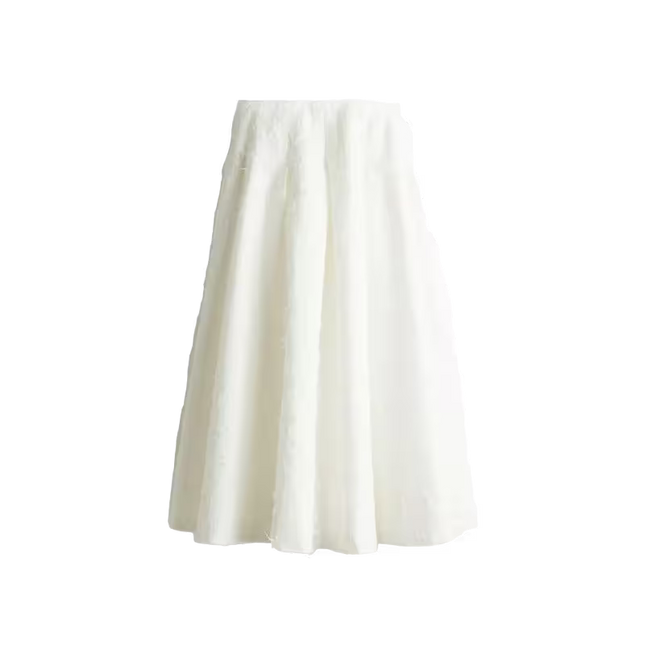 White skirt on a transparent background