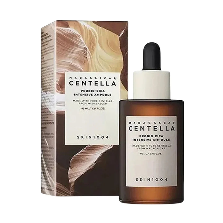 SKIN1004 Madagascar Centella Probiotic-Cica Intensive Ampoule with packaging on a white background