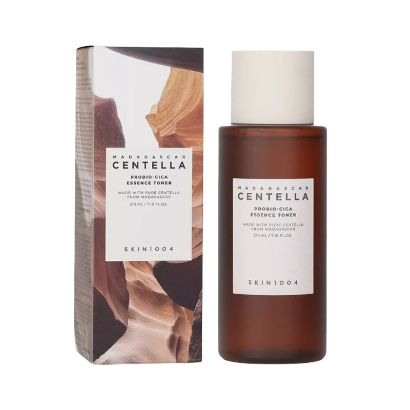 Skincare product with packaging featuring 'Madagascan Centella' and 'Skin1004' branding on a white background.