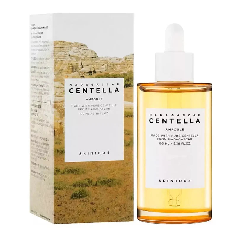 SKIN1004 Madagascar Centella Ampoule bottle and packaging on a white background