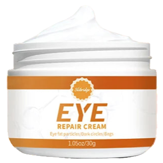 Jar of Eye Repair Cream with visible branding on a white background